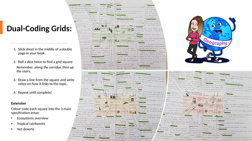 The Living World Dual-Coding Revision Grid | Teaching Resources