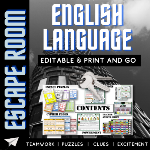 English Escape Room | Teaching Resources