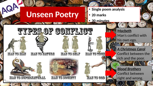 Unseen Poetry - Half Past Two by U.A. Fanthorpe | Teaching Resources