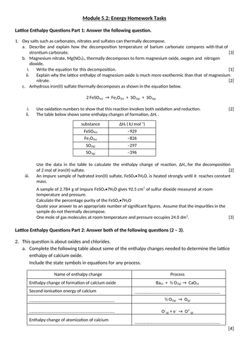 homeworks energy assessment