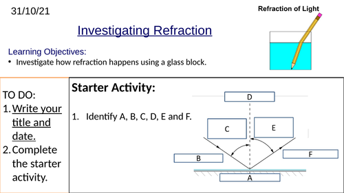 Investigating Refraction