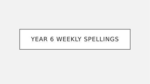 spelling-activities-year-6-teaching-resources