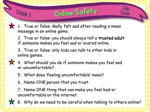 Internet Safety - KS1 | Teaching Resources