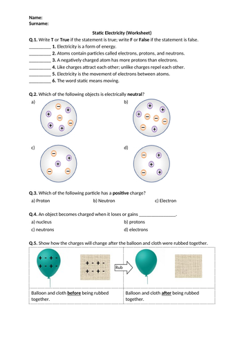 Physics (Middle School) - Worksheets Bundle | Printable PDFs & Distance ...
