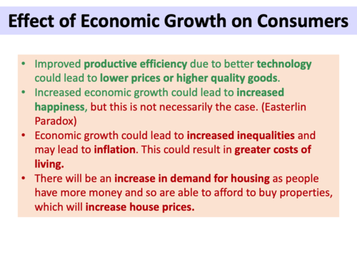 Economic Growth (Topic 2.5) - A level Economics | Teaching Resources