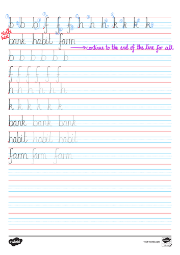 Handwriting Practice | Teaching Resources