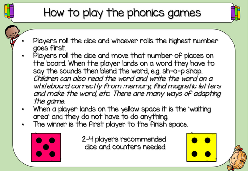 RWI - Read Write Inc phonics board games Set 3 sounds | Teaching Resources