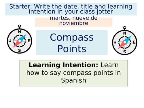 el-compas-spanish-directions-cardinal-points-teaching-resources