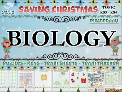 Christmas Biology Escape Room | Teaching Resources
