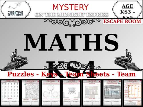 Maths KS4 Escape Room | Teaching Resources