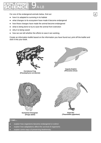 Exploring Science 9A – Genetics and Evolution | Teaching Resources