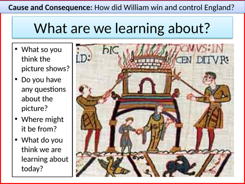 How did William use violence to control England?