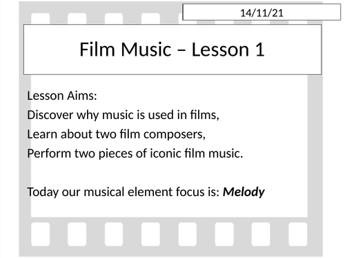 movie music assignment