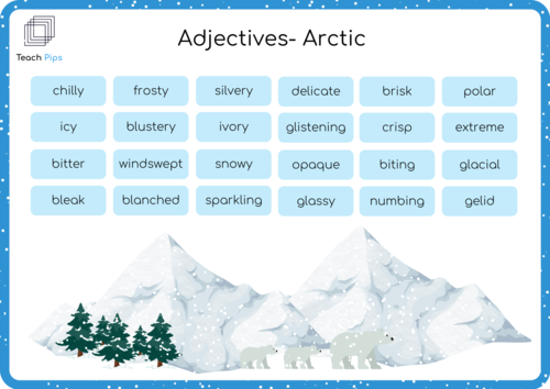 Arctic Adjectives Activity Pack | Teaching Resources