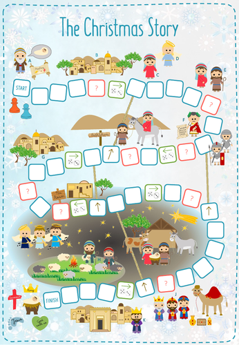 Christmas Story - Board Game | Teaching Resources