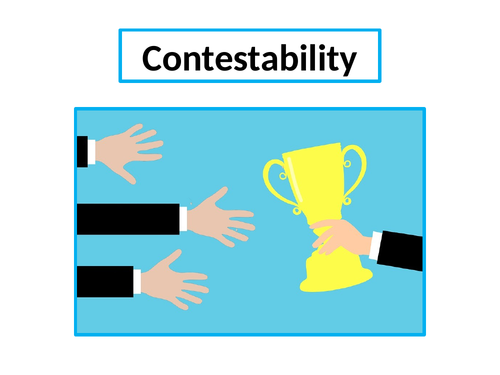 Contestability - A level Economics | Teaching Resources