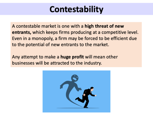 Contestability - A level Economics | Teaching Resources