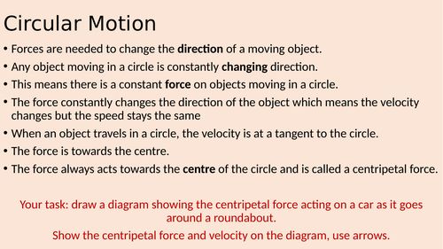 CIE iGCSE Circular Motion, Moments and Centre of Mass | Teaching Resources