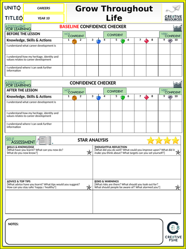 Grow Throughout Life - CDI Careers Lesson | Teaching Resources
