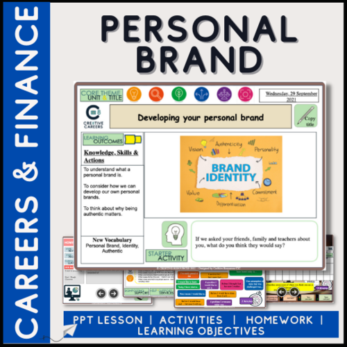 personal-brand-careers-lesson-teaching-resources