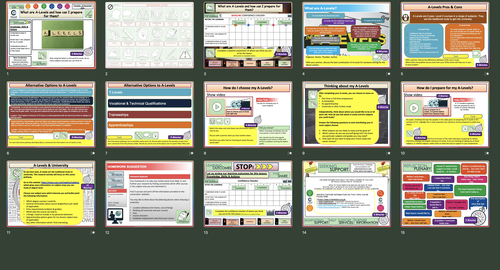 What are A Levels - Post 16 Options | Teaching Resources