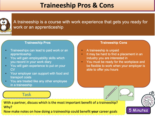 what-is-a-traineeship-teaching-resources