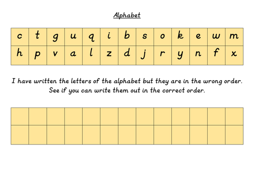 Alphabet Activities | Teaching Resources