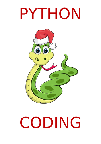 Python Coding Christmas Pack | Teaching Resources