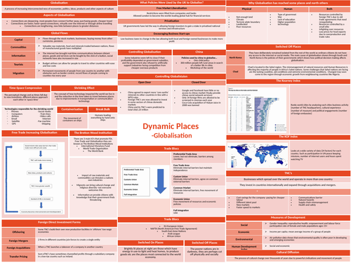 A Level Geography Globalisation