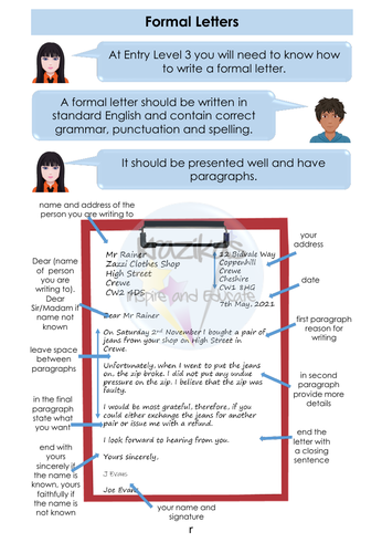 English Functional Skills - Entry Level 3 - Writing Composition ...