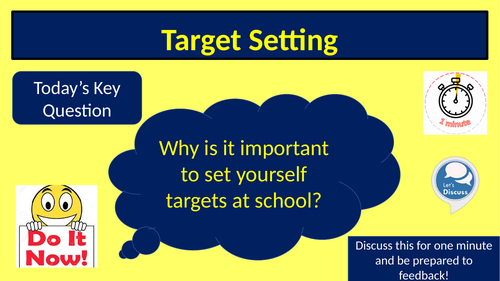 Target Setting Assembly, Tutor Time, PSHE, Whole School | Teaching ...