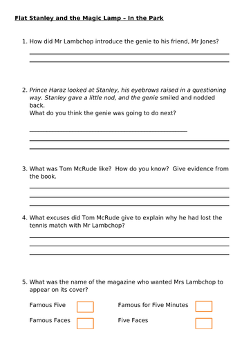 Flat Stanley Guided Reading Resources | Teaching Resources