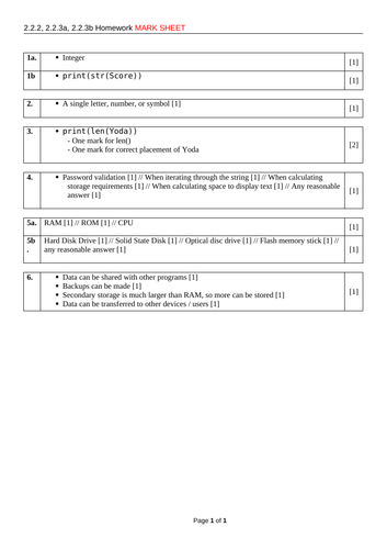 J277 OCR 2.2 Programming Fundamentals | Teaching Resources