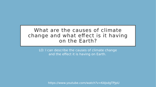 What is causing climate change and what effect is it having on the ...