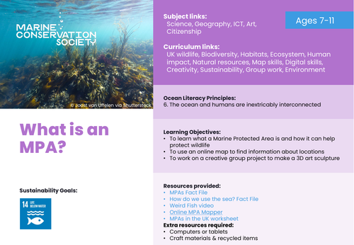 What is a Marine Protected Area? | Teaching Resources
