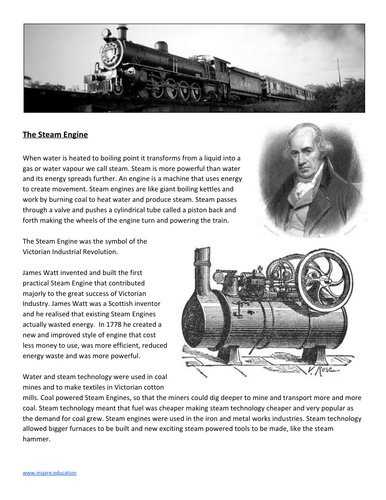 Industrial Revolution - KS2 Home & School Unit | Teaching Resources