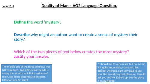 Gothic Literature - Fully Resourced Scheme of Work | Teaching Resources