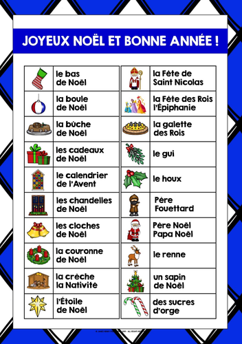 french-christmas-visual-vocabulary-list-freebie-teaching-resources