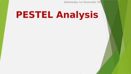 PESTEL Analysis