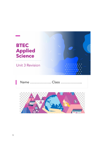 btec resources applied science