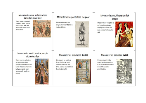 Medieval Monasteries - KS3 History | Teaching Resources