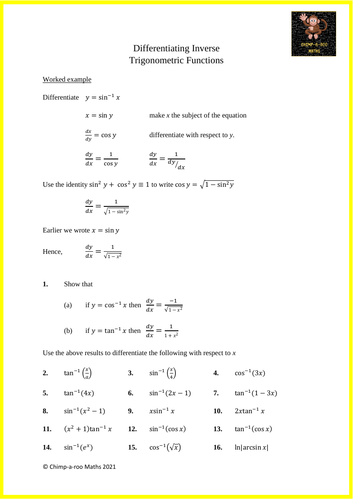 differentiating-inverse-trig-functions-teaching-resources