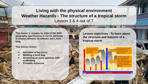 Aqa Geography Gcse Weather Hazards How Are Tropical Forms Formed Structure Of Tropical