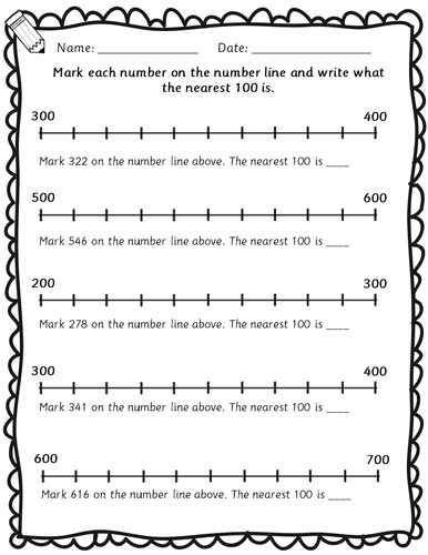 Year 3 LKS2 Maths - Rounding to the nearest 10 and 100 | Teaching Resources