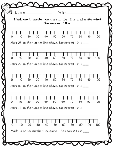 Year 3 LKS2 Maths - Rounding to the nearest 10 and 100 | Teaching Resources