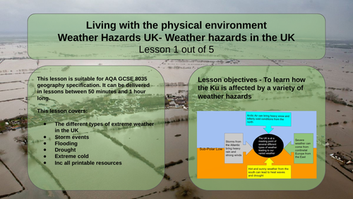 uk extreme weather case study geography aqa