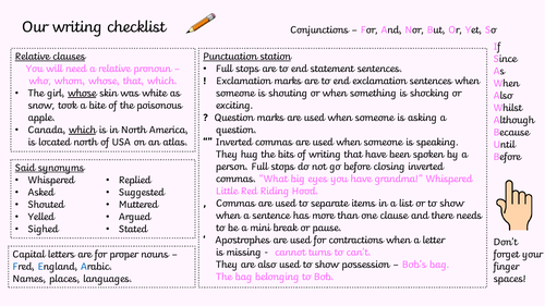 year 5 writing checklist mat teaching resources