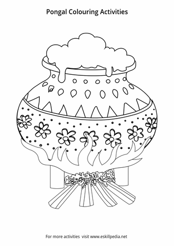 Pongal Coloring Activity Sheets | Teaching Resources