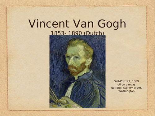 Vincent Van Gogh | Teaching Resources