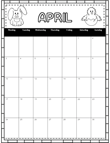 2023 printable calendars - for drawing and colouring in | Teaching ...